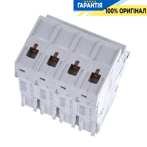 Автоматический выключатель Hager 4-полюсный, 1A, C, 6kA, MCN401