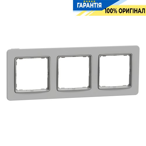 Рамка 3-поста Schneider Electric Sedna Elements SDD393803 матовая серая глина