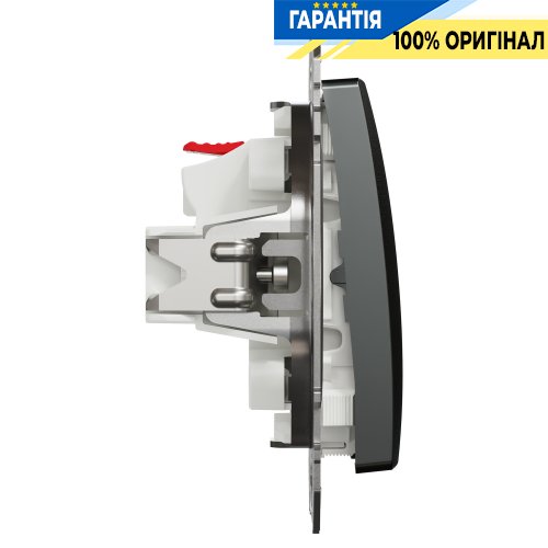 Выключатель 1-клавишный Schneider Electric Sedna Elements SDD172101U матовый титан
