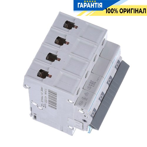 Автоматический выключатель Hager 4-полюсный, 40A, C, 6kA, MCN440