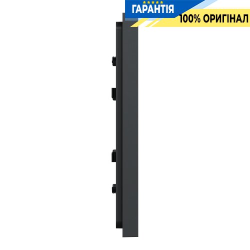 Рамка 1-постова Schneider Electric Unica Deco Subtle NU600243, антрацит/срібло