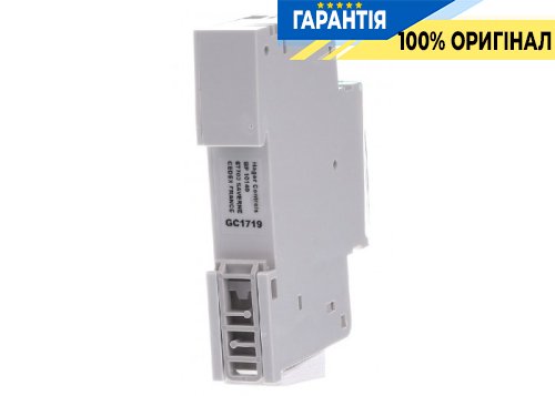 Таймер цифровий, добовий, 16А, 1 контакт, що перемикається EG010 (1п) резерв ходу 3 роки