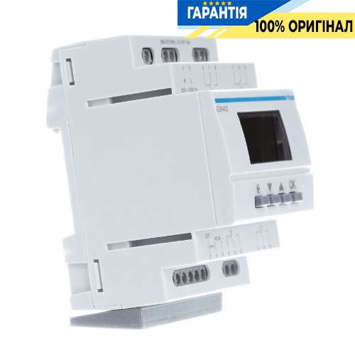 Таймер цифровий мултіфункціональний, 2-канали + Bluetooth, запас ходу 10 років Hager EGN400