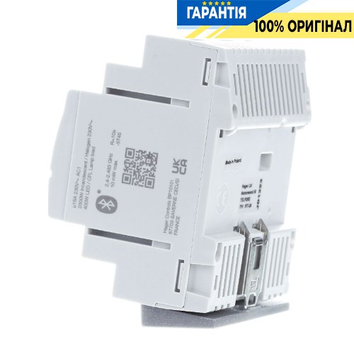 Таймер цифровий мултіфункціональний, 2-канали + Bluetooth, запас ходу 10 років Hager EGN400