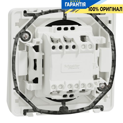 Механізм перемикача з підсвічуванням IP55, білий, Schneider Electric Mureva Styl MUR39024