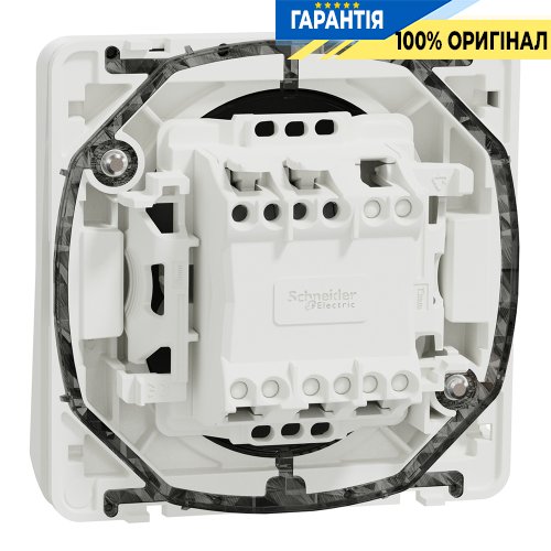 Механізм кнопкового вимикача IP55, білий, Schneider Electric Mureva Styl MUR39027