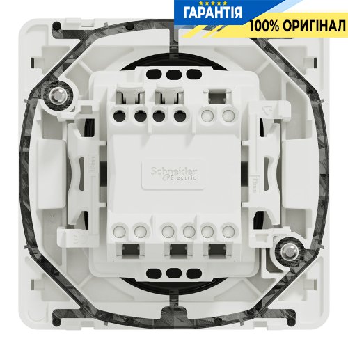 Механізм кнопкового вимикача IP55, білий, Schneider Electric Mureva Styl MUR39027