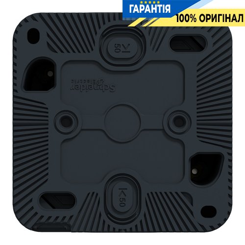 Переключатель одноклавишный IP55 наружный монтаж, черный, Schneider Electric Mureva Styl MUR35021