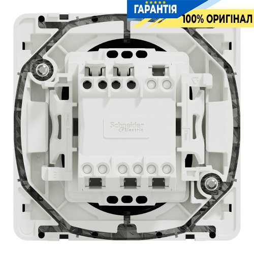 Механізм кнопкового вимикача IP55, чорний, Schneider Electric Mureva Styl MUR35027