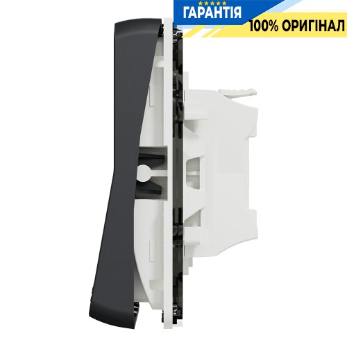 Механізм кнопкового вимикача IP55, чорний, Schneider Electric Mureva Styl MUR35027