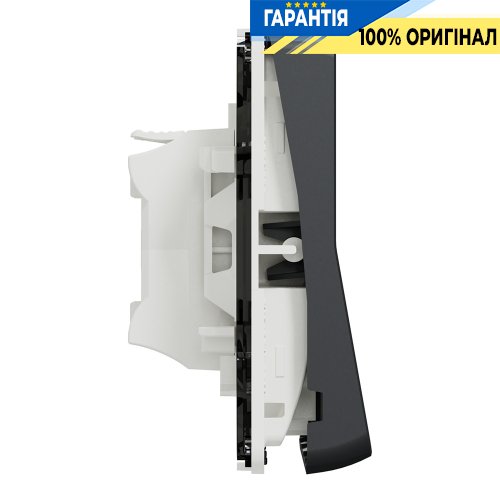 Механізм кнопкового вимикача IP55, чорний, Schneider Electric Mureva Styl MUR35027