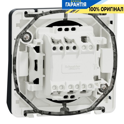 Механизм переключателя IP55, Сх.6, черный, Schneider Electric Mureva Styl, MUR37021