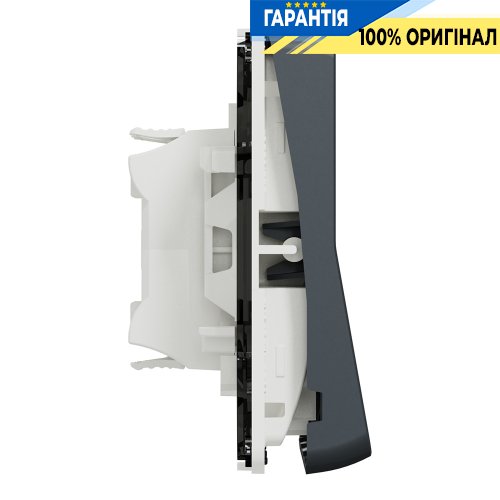Механизм 2-клавишного кнопочного выключателя IP55, черный, Schneider Electric Mureva Styl MUR35326