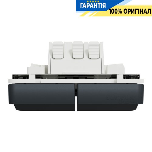 Механизм 2-клавишного кнопочного выключателя IP55, черный, Schneider Electric Mureva Styl MUR35326