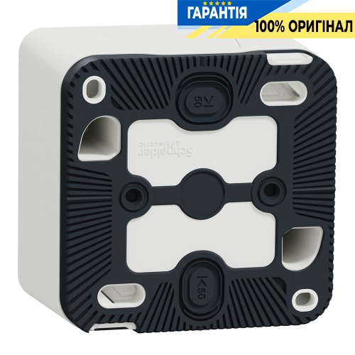 Одноместный бокс наружный монтаж IP55, белый, Schneider Electric Mureva Styl MUR39911