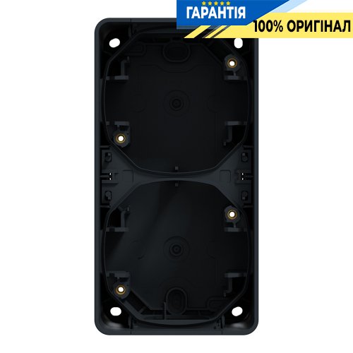 Двухместный бокс, наружный монтаж вертикальный, IP55, черный, Schneider Electric Mureva Styl MUR37912