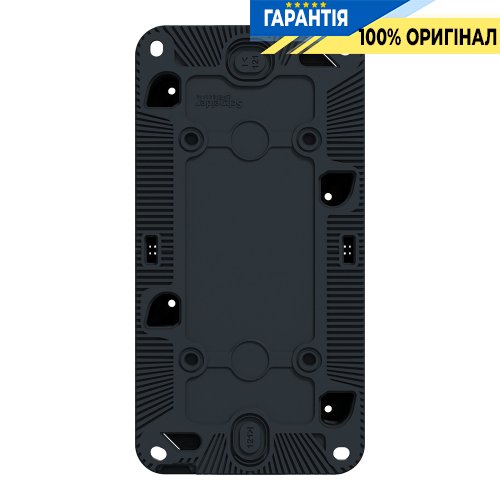 Двухместный бокс, наружный монтаж вертикальный, IP55, черный, Schneider Electric Mureva Styl MUR37912