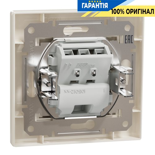 Розетка для кабельного виводу, Schneider Electric Asfora, (крем) EPH5500123