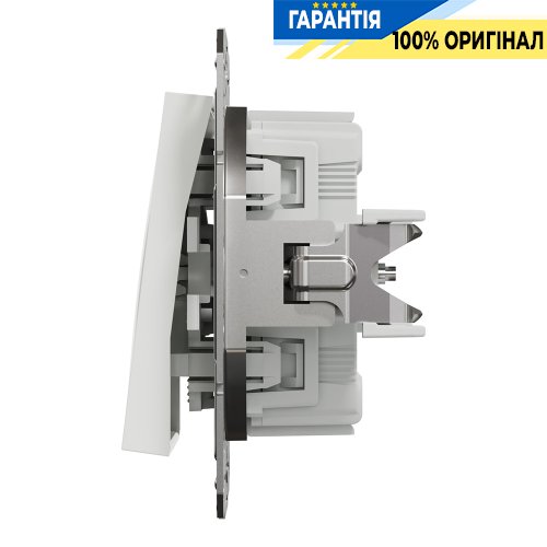 Выключатель 1-клавишный Schneider Electric Asfora EPH0170121, белый (без рамки)