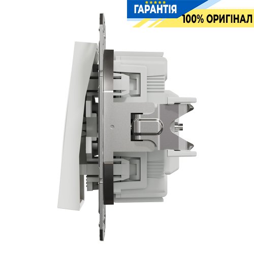 Переключатель 1-клавишный с подсветкой Schneider Electric Asfora EPH1570121, белый (без рамки)