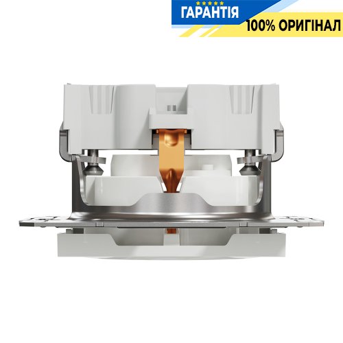 Розетка із заземленням із захисними шторками Schneider Electric Asfora EPH2970221, біла (без рамки)