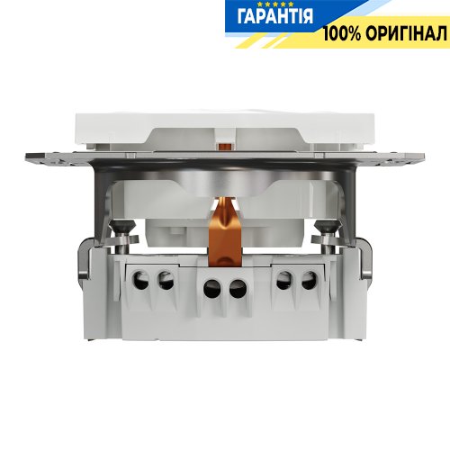 Розетка із заземленням із захисними шторками Schneider Electric Asfora EPH2970221, біла (без рамки)