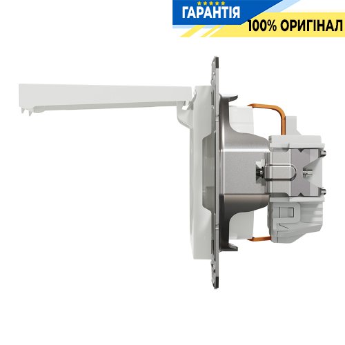 Розетка із кришкою із заземленням Schneider Electric Asfora EPH3170121, біла (без рамки)