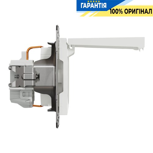 Розетка із кришкою із заземленням Schneider Electric Asfora EPH3170121, біла (без рамки)