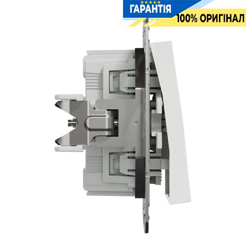 Переключатель промежуточный «крест» 1-клавишный Schneider Electric Asfora EPH0570121, белый (без рамки)