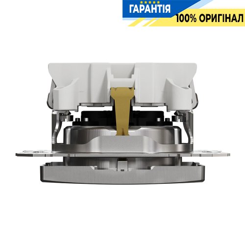 Розетка с з/к со шторками Schneider Electric «Sedna Elements» SDD170022 (цвет - матовый алюминий)