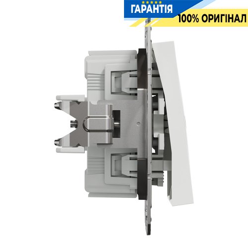 Вимикач кнопки. 2-клавішний для жалюзі Schneider Electric Asfora EPH1370121, білий (без рамки)