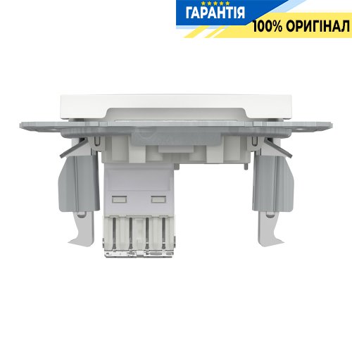 Розетка комп'ютерна 1-а RJ45 CAT 6/UTP Schneider Electric Asfora EPH4770121, біла (без рамки)