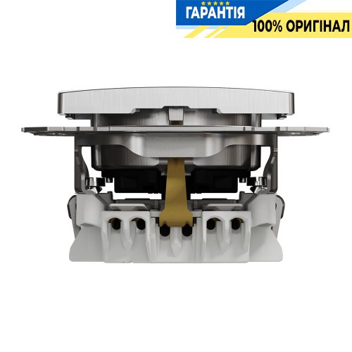 Розетка с з/к со шторками Schneider Electric «Sedna Elements» SDD170022 (цвет - матовый алюминий)