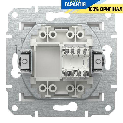 Розетка комп'ютерна 1-а RJ45 CAT 6/UTP Schneider Electric Asfora EPH4770121, біла (без рамки)