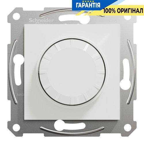 Поворотний LED димер RC 3-370Вт Schneider Electric Asfora EPH6870121, білий (без рамки)