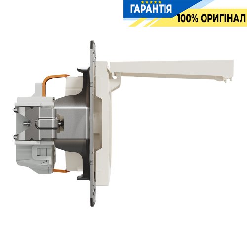 Розетка з кришкою із заземленням Schneider Electric Asfora EPH3170123, крем (без рамки)
