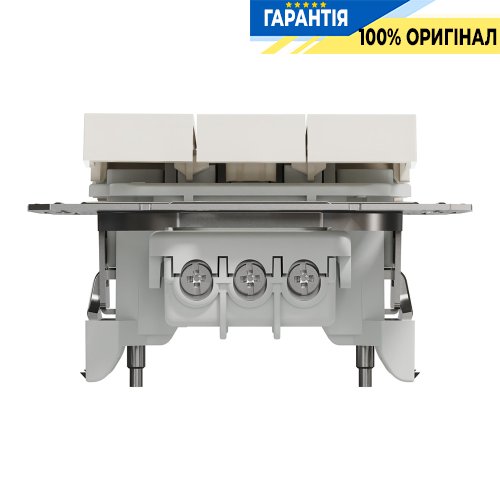 Выключатель 3-клавишный Schneider Electric Asfora EPH2170123, крем (без рамки)