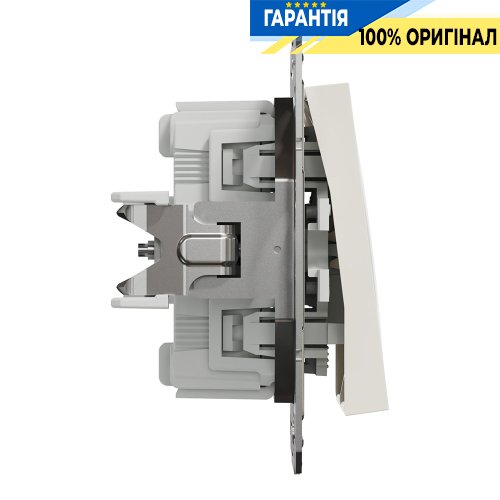 Перемикач 2-клавішний Schneider Electric Asfora EPH0670123, крем (без рамки)