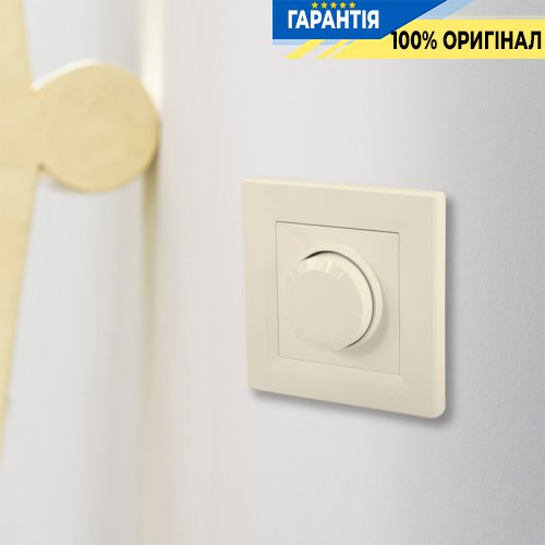 Поворотний LED димер RC 3-370Вт Schneider Electric Asfora EPH6870123, крем (без рамки)