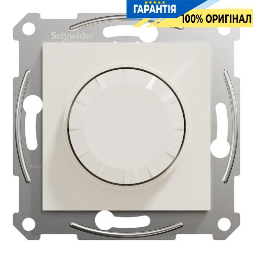 Поворотний LED димер RC 3-370Вт Schneider Electric Asfora EPH6870123, крем (без рамки)