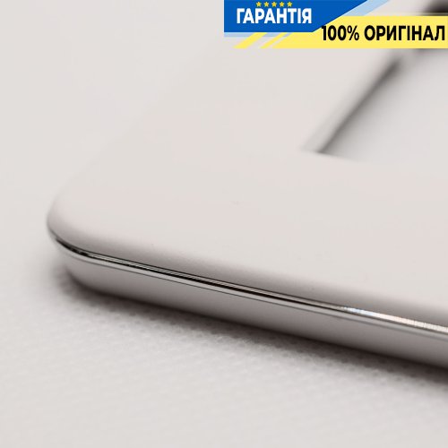 Рамка 1-а «Матовый белый/хром» Efapel Latina Croma 42910 TBH