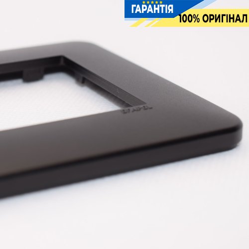 Рамка 1-а «Матовый черный» Efapel Latina Aquarella 42910 TPM