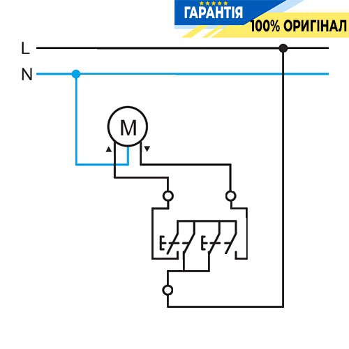Выключатель для жалюзи Hager Lumina 2 WL0320, «белый глянцевый»
