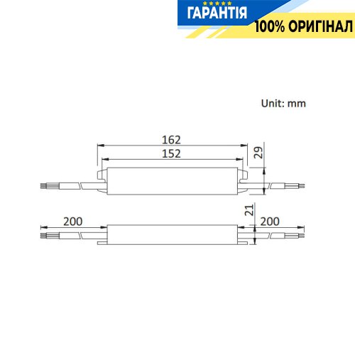 Блок питания 12V 30Вт IP67 Jinbo 16561 JLV-12030KA-W герметичный, алюминиевый корпус