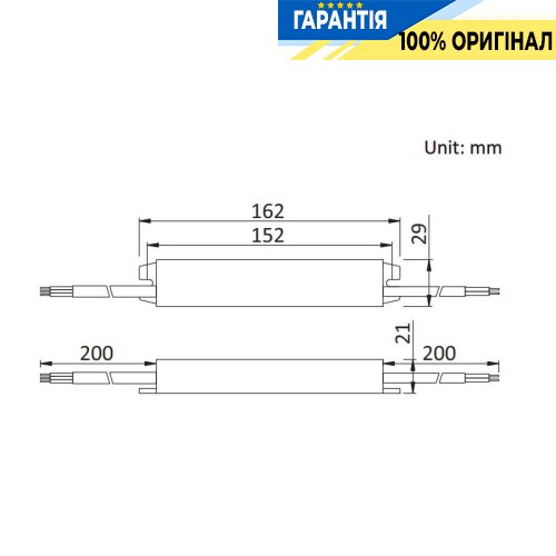 Блок питания 24V 30Вт IP67 Jinbo 18609 JLV-24030KA-W герметичный, алюминиевый корпус