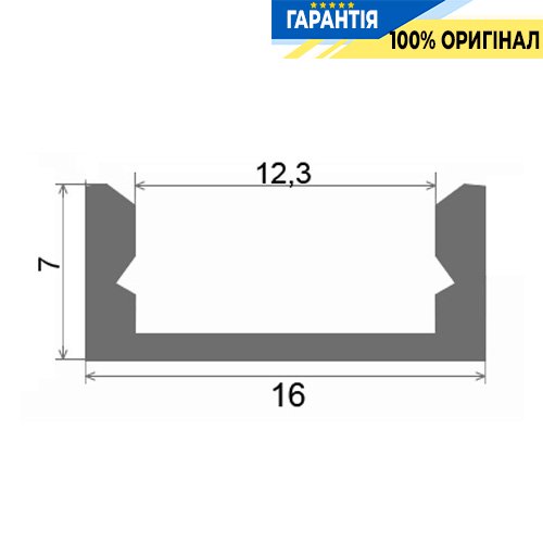 Алюмінієвий профіль LProf ЛП-7