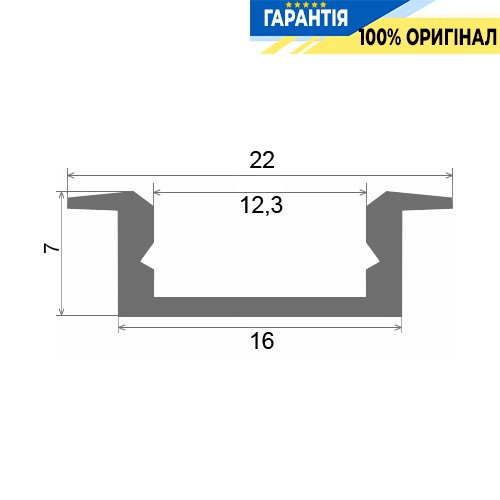 Алюмінієвий профіль LProf ЛПВ-7