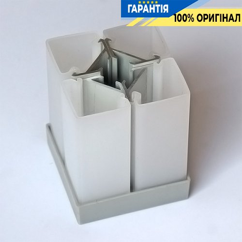 Комплект заглушек LProf КЗСМ к алюминиевому профилю ЛСУ, 2 шт.