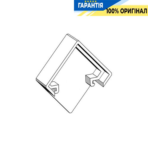 Комплект заглушек LProf КЗСУУ к алюминиевому профилю ЛСУ, 2 шт.