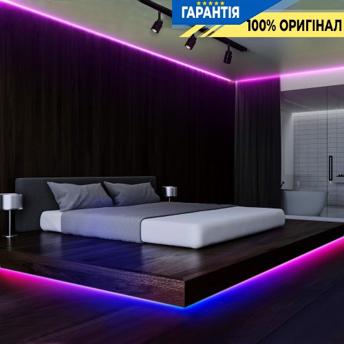 Лента светодиодная 60 Led/m RGB 12V, 12.9Вт, IP20 5050-60-IP20-RGB-10-12 Rishang 11691 RD0060AQ RGB